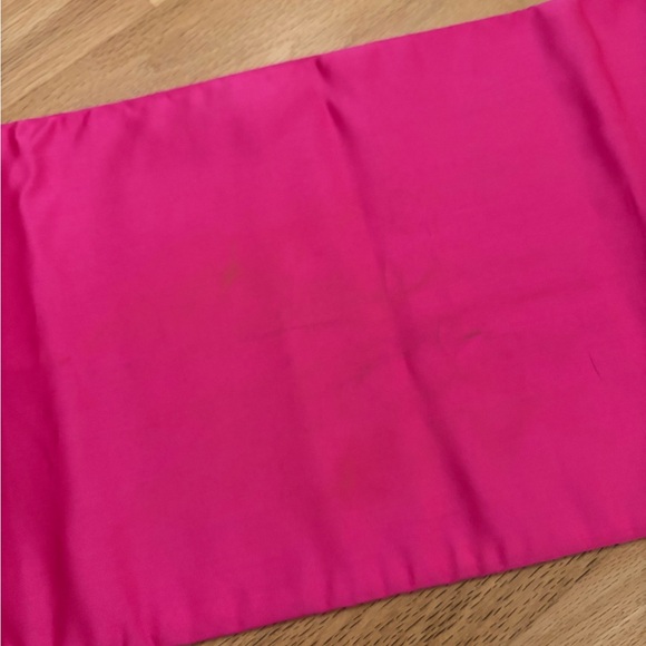 Vintage BONWIT TELLER Solid Bubblegum PINK Muff - Picture 8 of 14